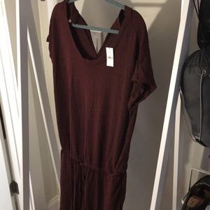 Burgundy Gap Maternity Jumpsuit in Medium new with tags
